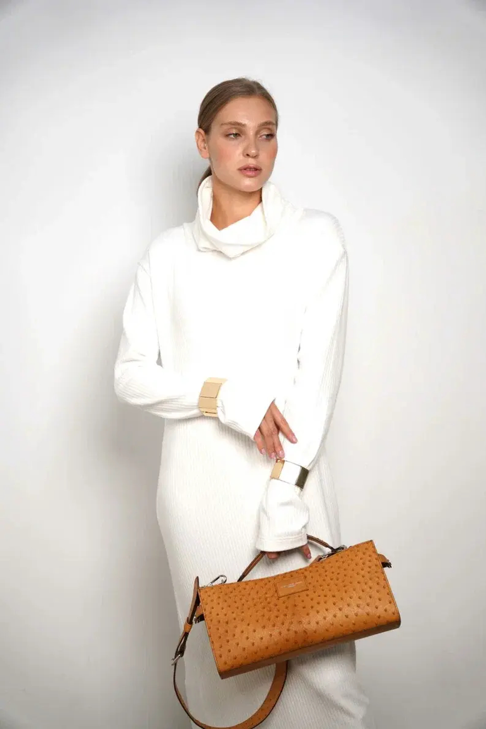 Платье "Объятия" в жемчужном