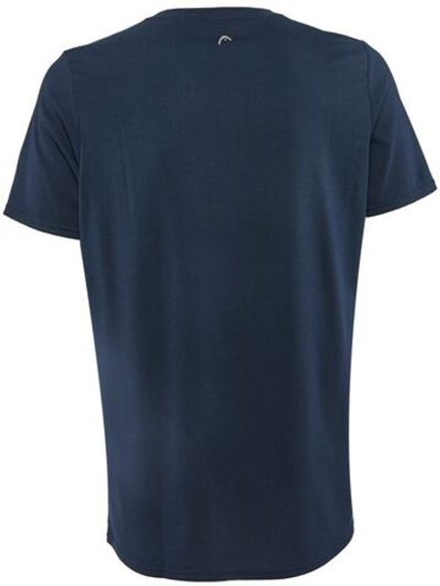 Футболка для мальчика теннисная Head Club Chris T-Shirt JR - dark blue