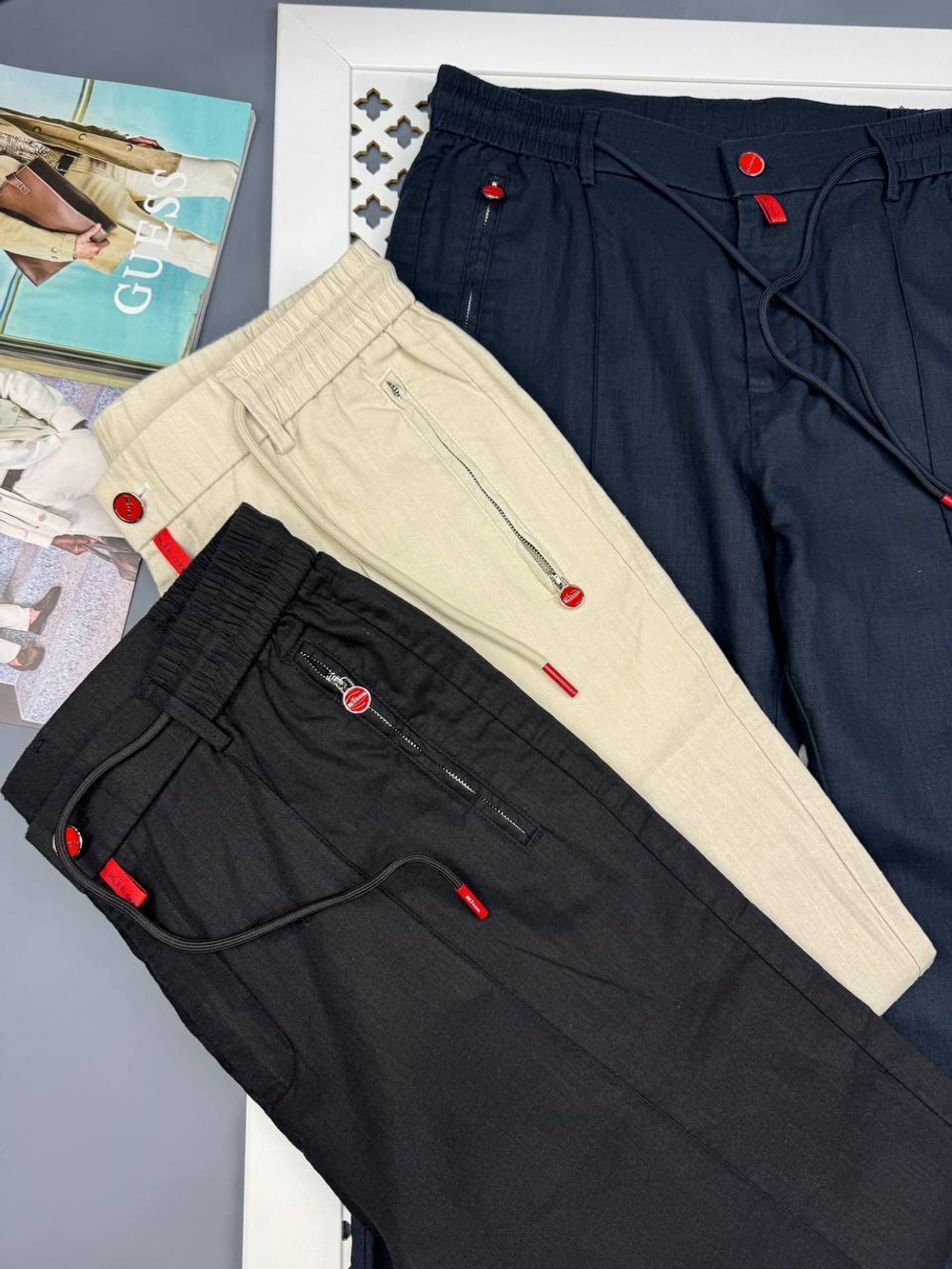 Льняные брюки Kiton