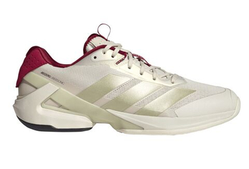 Мужские теннисные кроссовки Adidas Adizero Ubersonic 5 M - chalk white/ice gold metal/legend ink