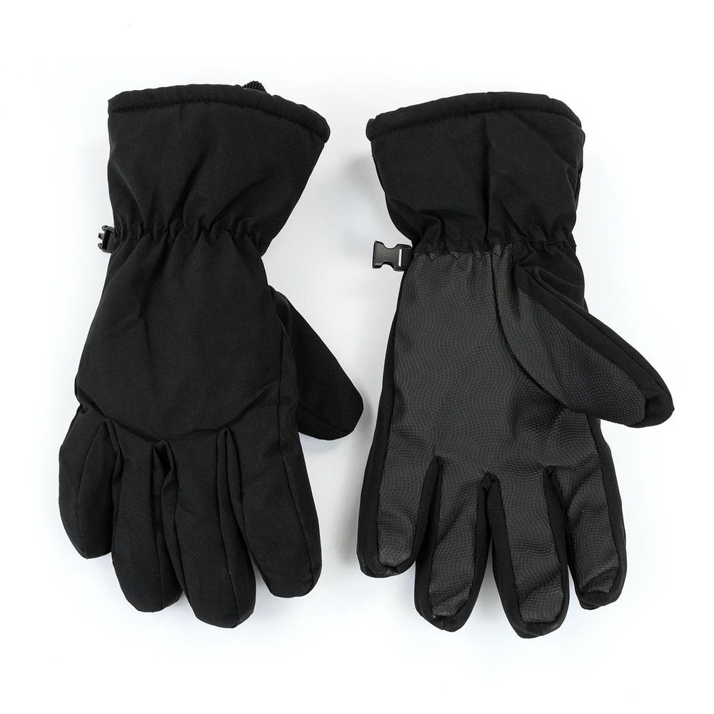 Перчатки (плащевка, начес), Черный