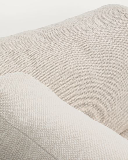 Трехместный диван Nerano из коричневого алюминия, 208 см