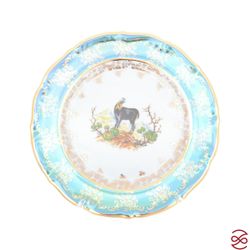 Набор тарелок Repast Охота зеленая Мария-тереза 21 см (6 шт)