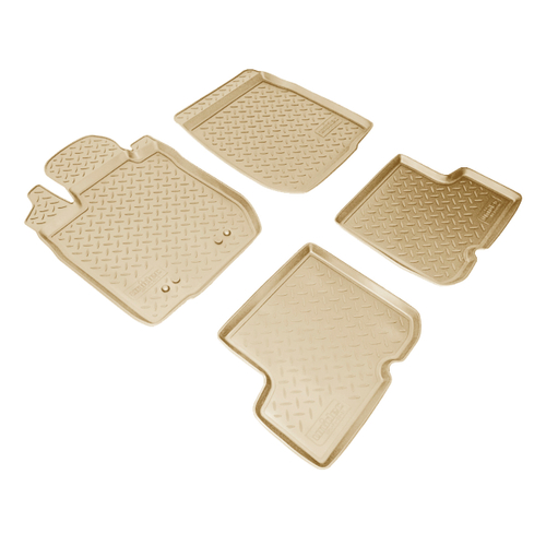 Ковры в салон Norplast/Unidec для Renault Sandero (2009-)Полиуретан,Бежевый, арт.NPL-Po-69-61-B