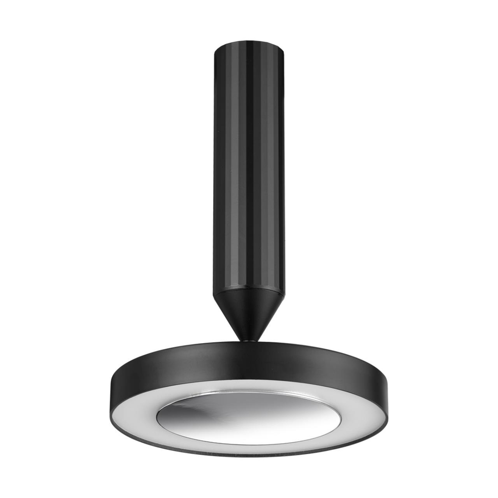 359279 OVER NT23 326 черный Светильник накладной светодиодный IP20 LED 18W 85-265V 1350Лм 3000К MIRROR