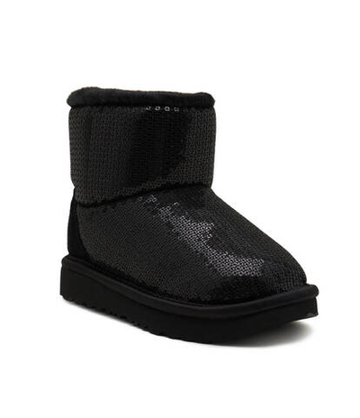 Кожаные угги t classic mini mirror ball UGG - черный(1143708T)