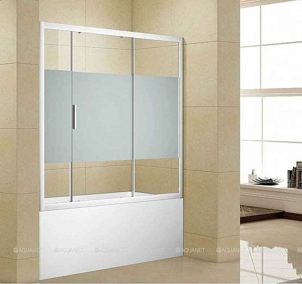 Шторка для ванны Aquanet Practic AE10-B-180H150U-CP