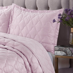 Покрывало 240x260 и 2 наволочки 50х70 Sofi De MarkO Одри розовое