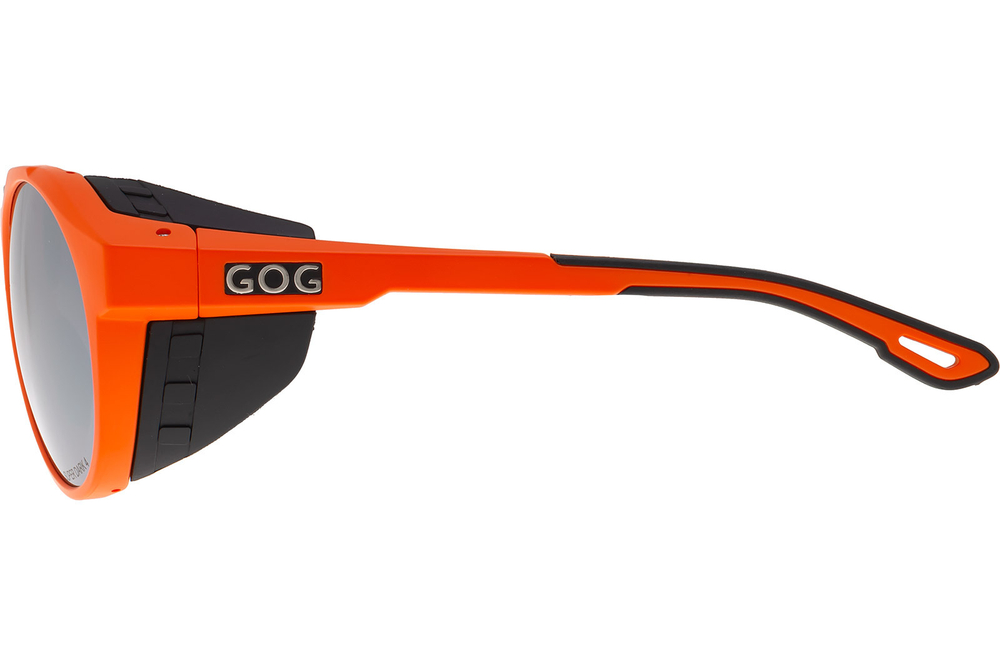 Спортивные очки GOG Manaslu / Matt Neon Orange-Black / Silver Lens