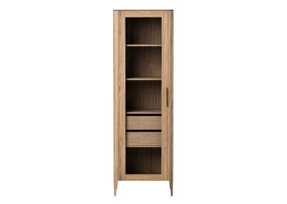 Витрина Type oak стеклянная высота 200 см L (натуральный дуб)