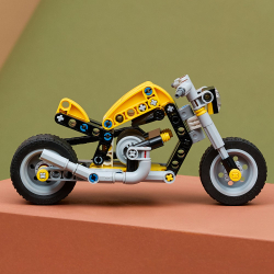 Конструктор LEGO Technic 42225 Жёлтый мотоцикл арт. 42225 151 дет — фото 12