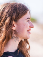 Серьги ЛЕСНАЯ ФЕЯ, серебро