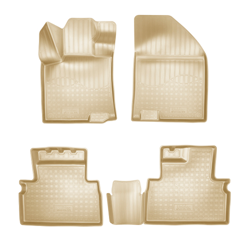 Ковры в салон Norplast/Unidec для Geely Coolray (2019-), Бежевый, SX11, SX11 рестайлинг, арт.NPA11-C24-570-B