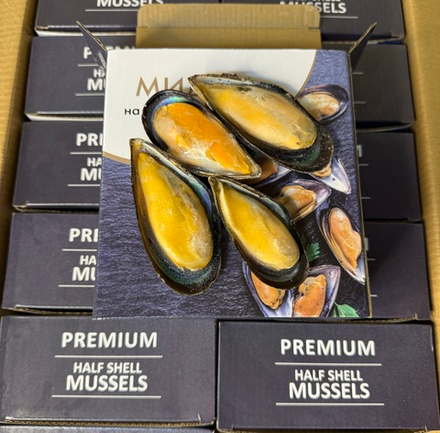 Мидии Киви на пол раковины 1кг