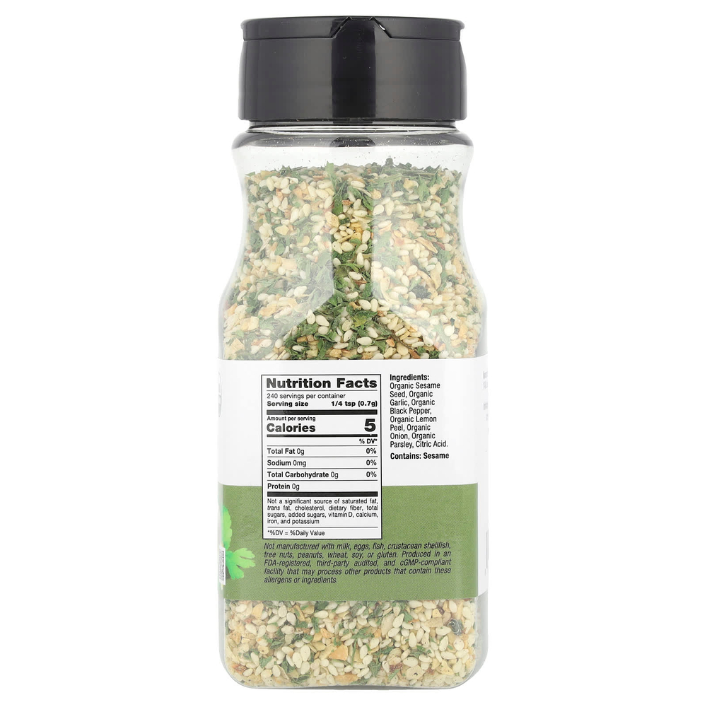 California Gold Nutrition, Foods, органический чеснок с травами, 168 г (5,93 унции)