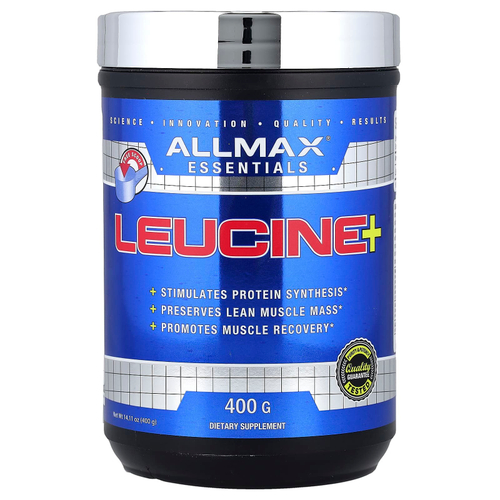 ALLMAX, Essentials, лейцин +, 400 г (14,11 унции)