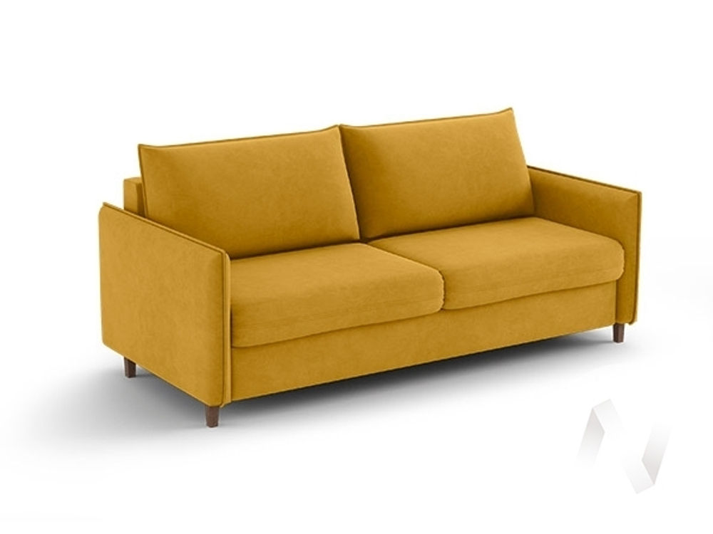 Диван прямой Софит БД ППУ (велюр Modus 12 золотистый)