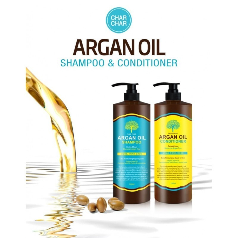 Evas Char Char Argan Oil Shampoo шампунь с аргановым маслом