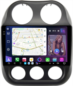 Магнитола для Jeep Compass 2011-2015 - FarCar GX1078M монитор 10.36" 2K QLED на Android 14, TS20, 6+128Гб, CarPlay, 4G SIM-слот
