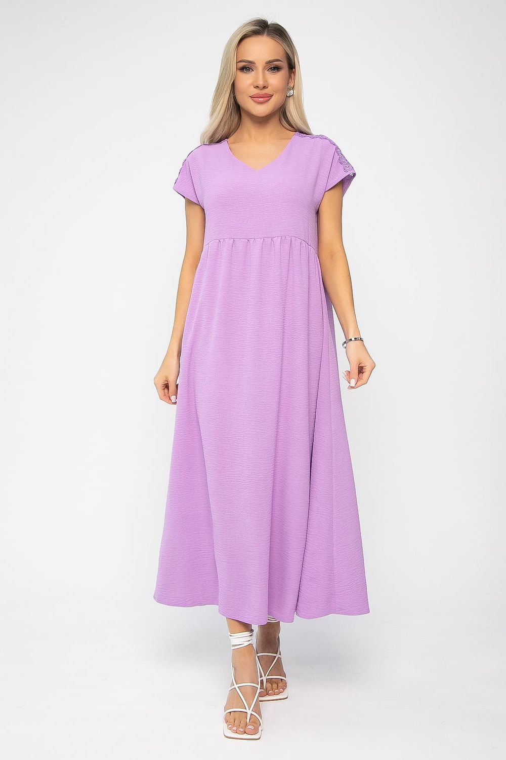 Платье Летние деньки (сиреневое) П13649-18М LT Collection