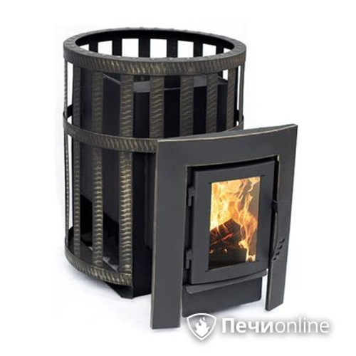 Печь для бани Березка "Викинг 15" Д1 Сетчатый кожух