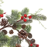 Венок хвойный новогодний «Ягодный Вальс» , 40 см