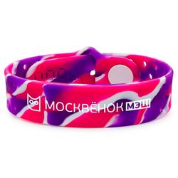 Браслет Москвёнок ACTIVE ягодный (проход + питание)