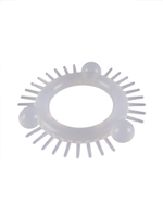 Эластичное эрекционное кольцо с 3 шариками и шипами