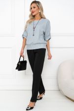 Костюм брючный (черный/светло-серый) К11-82/3 Nikol