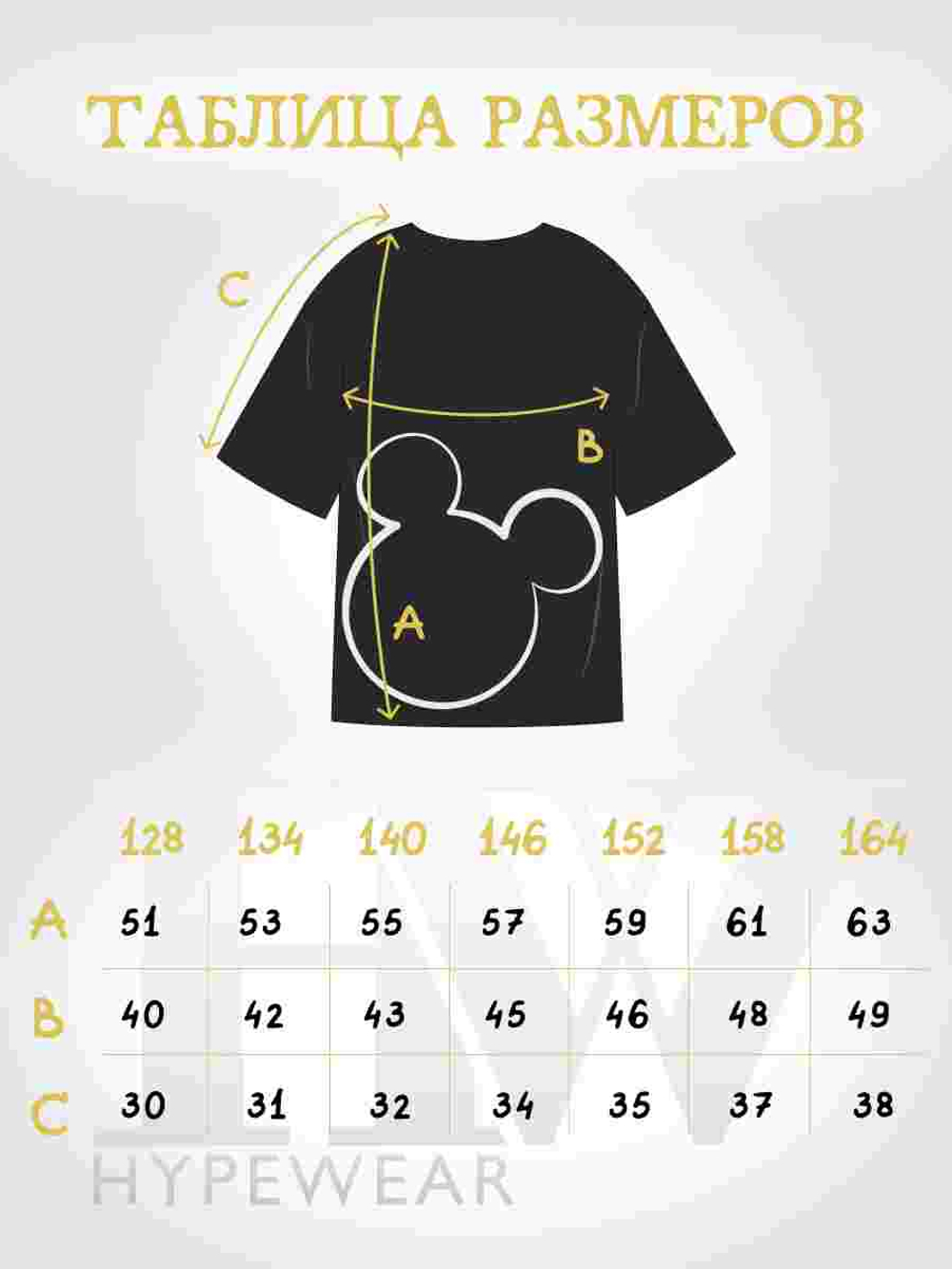 Футболка для девочки маус