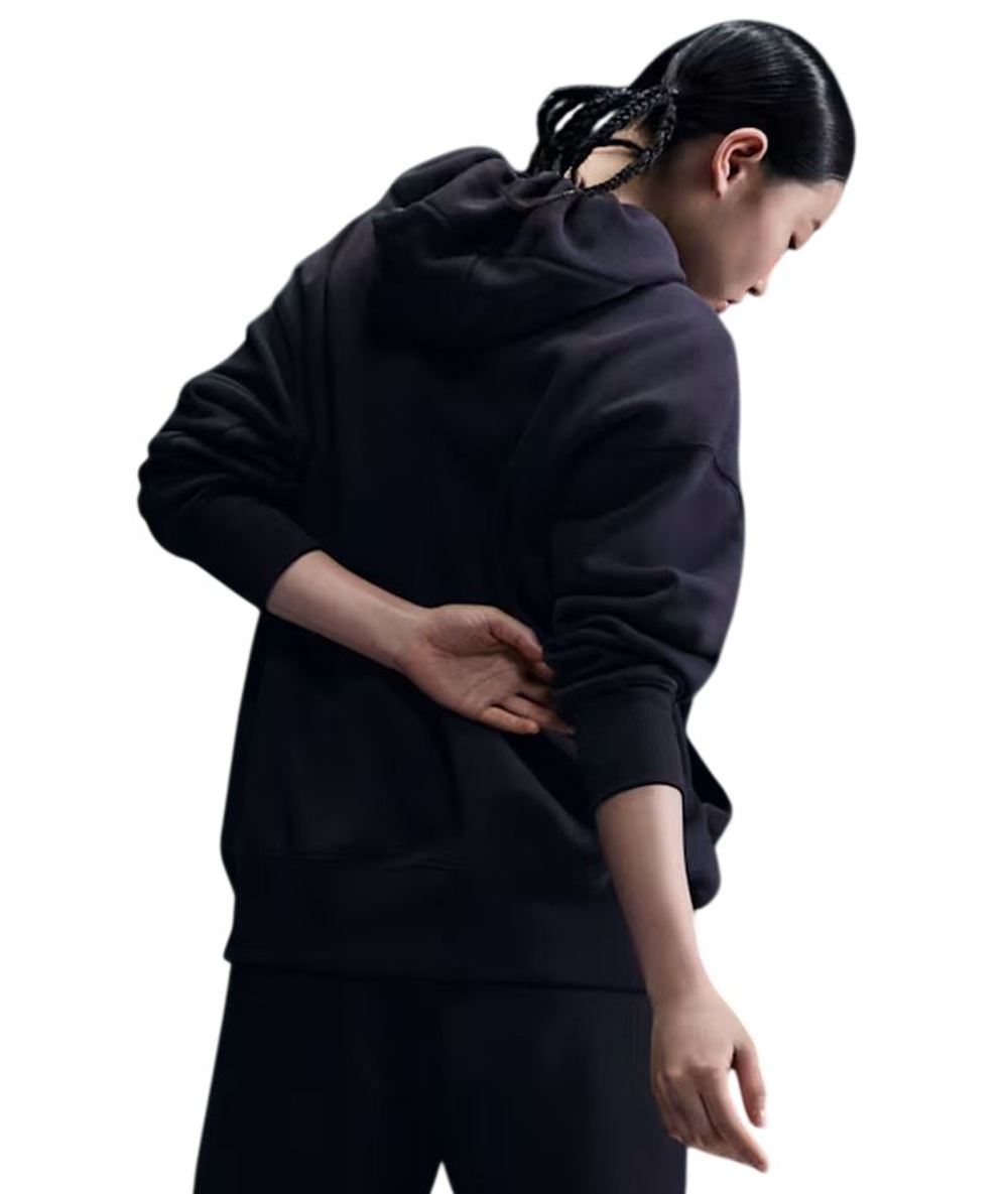 Женская теннисная куртка Nike Sportwear Phoenix Fleece - black/sail