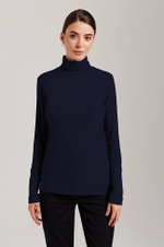 23162 Водолазка женская (темно-синий)