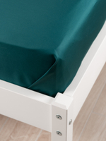 UTOPIA Простыня стандартная, сатин изумрудный