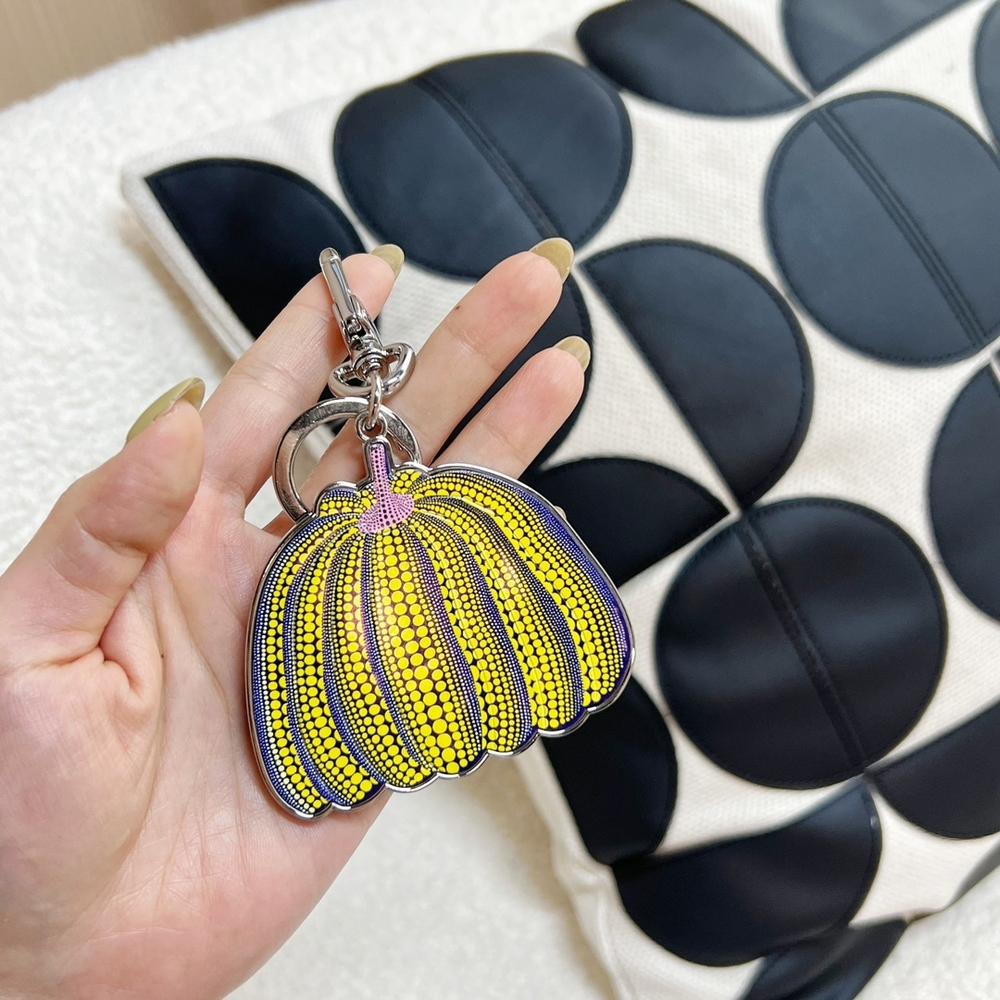 Louis Vuitton Pumpkin Key Holder And Bag Charm