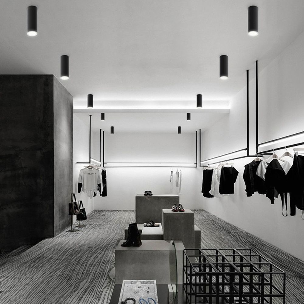 Потолочный Светильник Line H20 Black By Imperiumloft