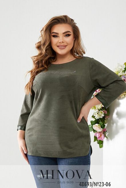 Кофточка 23-06-Хаки Minova Фото 2