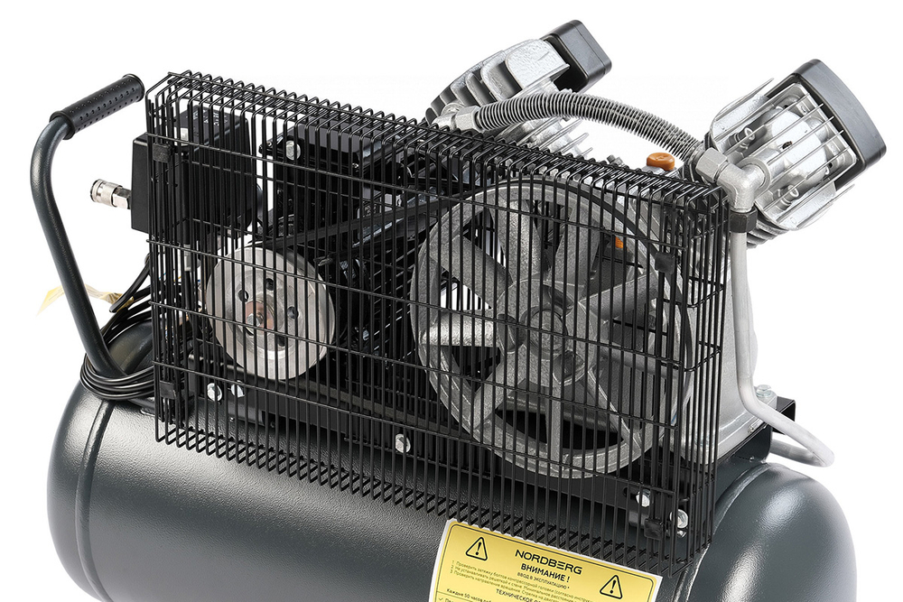 NORDBERG (NCP50/420) Компрессор поршневой с ременной передачей, 380 В, ресивер 50 л, 420 л/мин