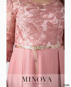 Платье 244-пудра Minova
