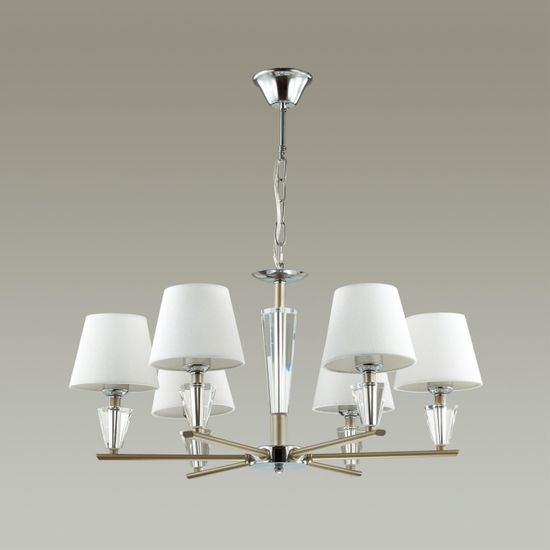 3733/6 NEOCLASSI LN19 68 хром, золотой Люстра E27 6*60W 220V LORAINE