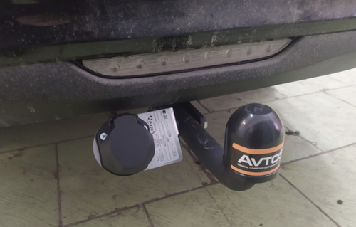 Фаркоп для Lada Granta рестайлинг седан/универсал 08/2018-. Тип шара: A. Нагрузки: 1100/75 кг, VAZ-69