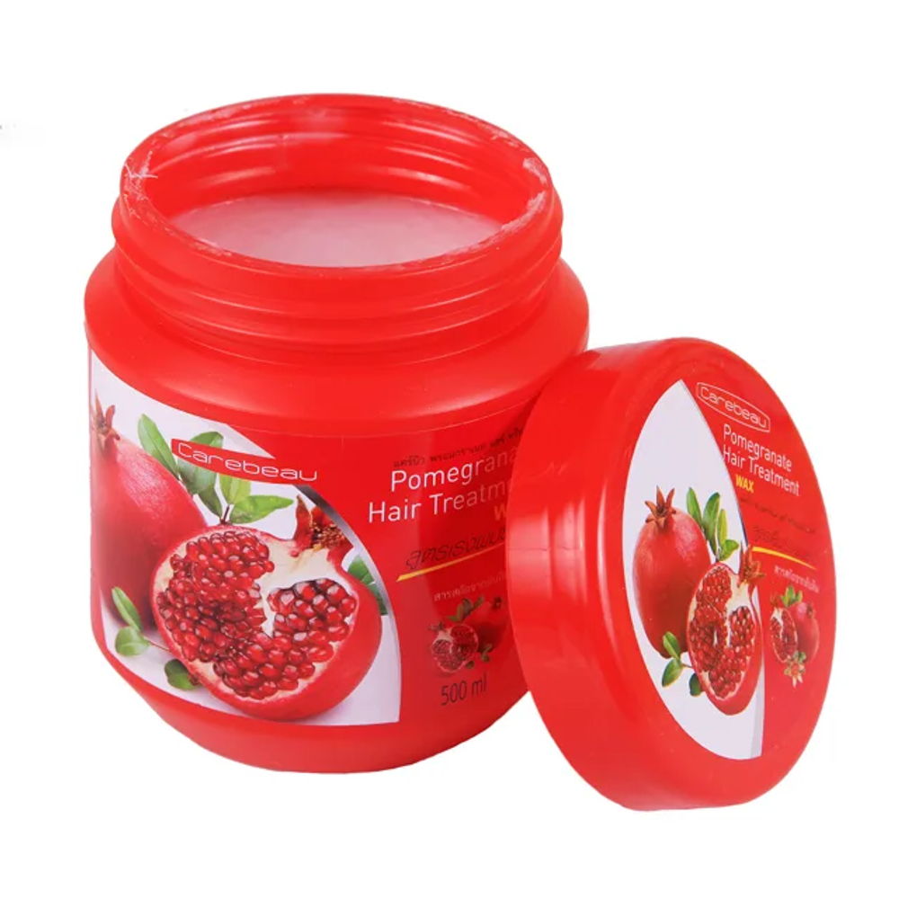 Маска для волос Carebeau Pomegranate Hair Treatment WAX восстанавливающая с экстрактом граната 500 мл