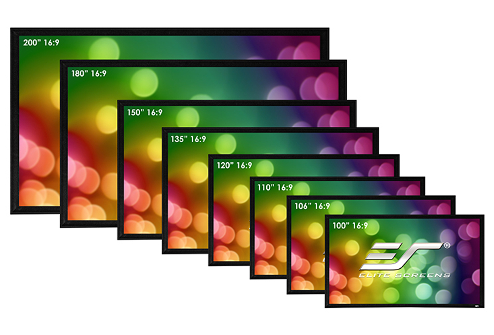 Экран на раме Elite Screens ER110WH1 Black