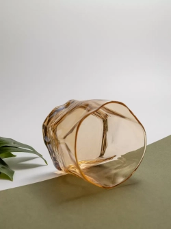 Набор изогнутых бокалов для виски, оранжевый, 300 мл, 6 шт