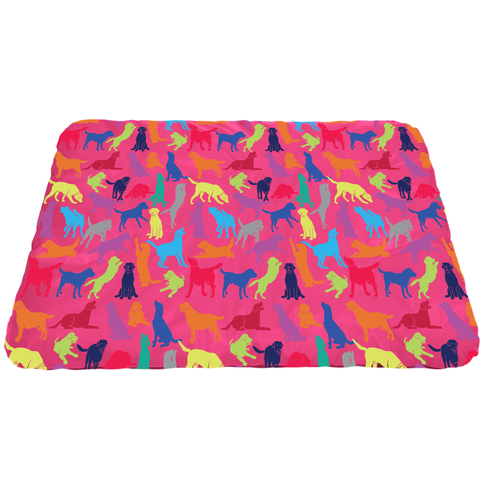 Матрас для собаки "Силуэты Лабров"