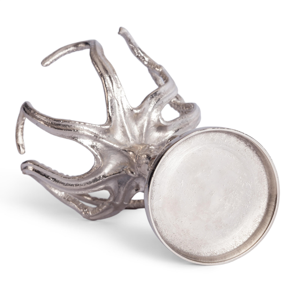 Подсвечник Secret De Maison OCTOPUS2 ( mod. 3933 ) алюминиевый сплав, 17x16,5x25,5 см, никель/nickel antique