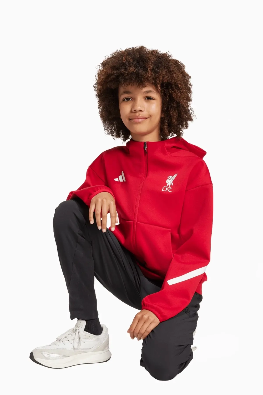 Кофта adidas Liverpool FC 25/26 Z.N.E. Anthem Junior - красный