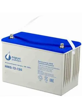 Аккумуляторы Парус Электро HMS-12-120 - изображение 1 Аккумуляторы Парус Электро HMS-12-120 - фото 1
