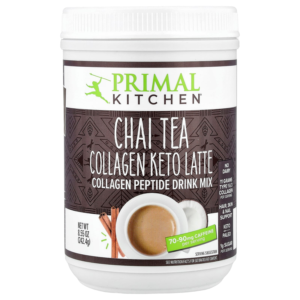 Primal Kitchen, Collagen Keto Latte, Чай с чаем, 8,55 унций (242,4 г)