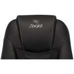 Кресло игровое ZOMBIE 8/8N/BLACK, PL, экокожа черный, топ-ган (до 180кг)
