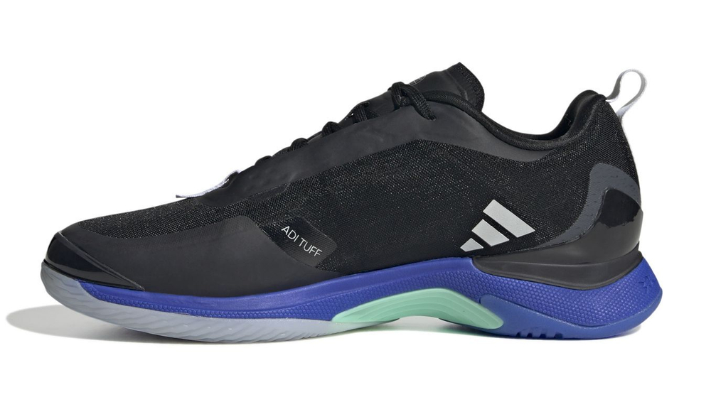Женские теннисные кроссовки Adidas Avacourt W - core black/silver metallic/lucid blue